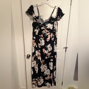 Cold Shoulder Maxi Dress